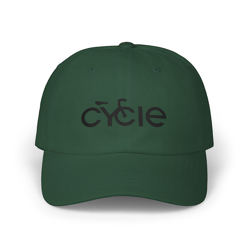 Cycle Dad Cap – Embroidered Bicycle Logo Adjustable Hat