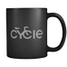 Cycle Mug on Black