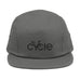 Cycle Embroidered 5-Panel Cap — Casual Cycling Hat