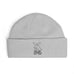 Embroidered Moose on Bike Cuff Beanie