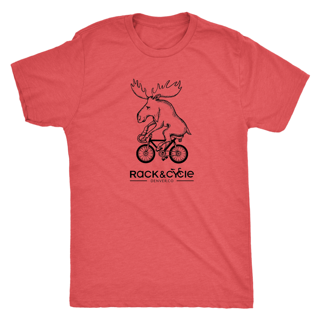 Men's Moose T-Shirt (black ink)