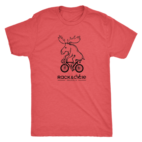 Men's Moose T-Shirt (black ink)