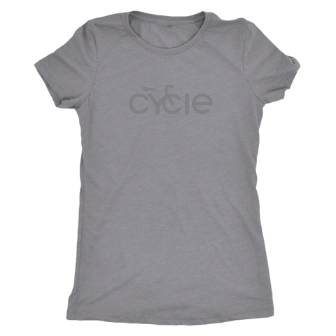 Women's Cycle T-Shirt (grey ink)